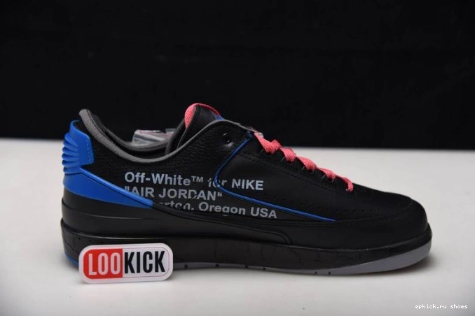 Rep Retro Low Blue SP Off-White Jordan DJ4375-004 Black 2 0701